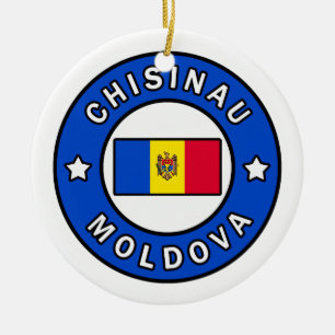Chisinau Moldova Ceramic Tree Decoration