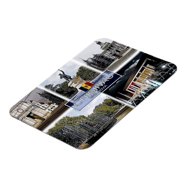 Chisinau - Moldova - Mosaic - Magnet (Left Side)