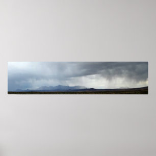 Chisos Mountains Rainstorm - Big Bend Poster