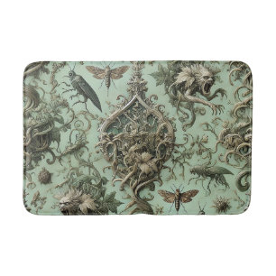 Chitinous Elegy – Gothic Insect  Bath Mat