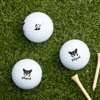 Chiuahu Custom Name Signature  Golf Balls
