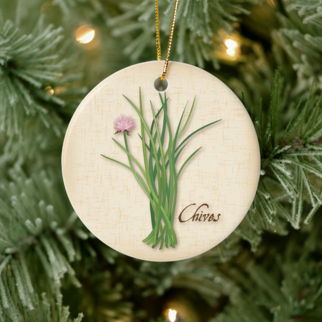 Chives Herb Ornament (Tree)