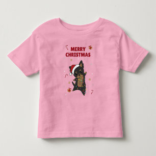 Chiwawa Christmas Dog Winter Animals Dogs Toddler  T-Shirt