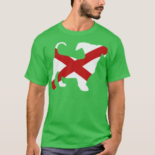 Chiweenie Dog Lover Alabama Flag T-Shirt