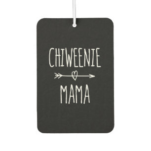 chiweenie mama  chihuahua mum gift car air freshener