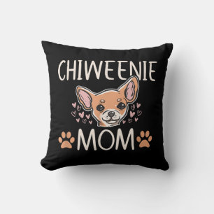 chiweenie mum chihuahua cute dog owner love lover cushion