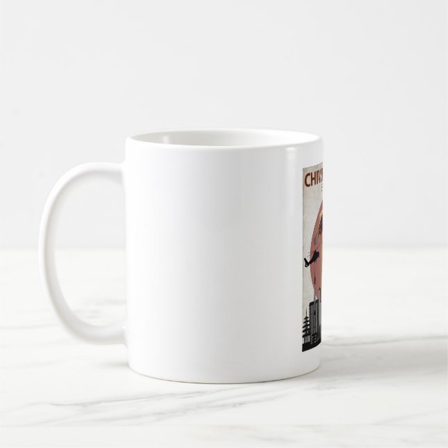Chiweeniezilla Funny Chiweenie T-Shirt  Dog Lovers Coffee Mug (Left)