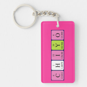 Chiyo periodic table name keyring