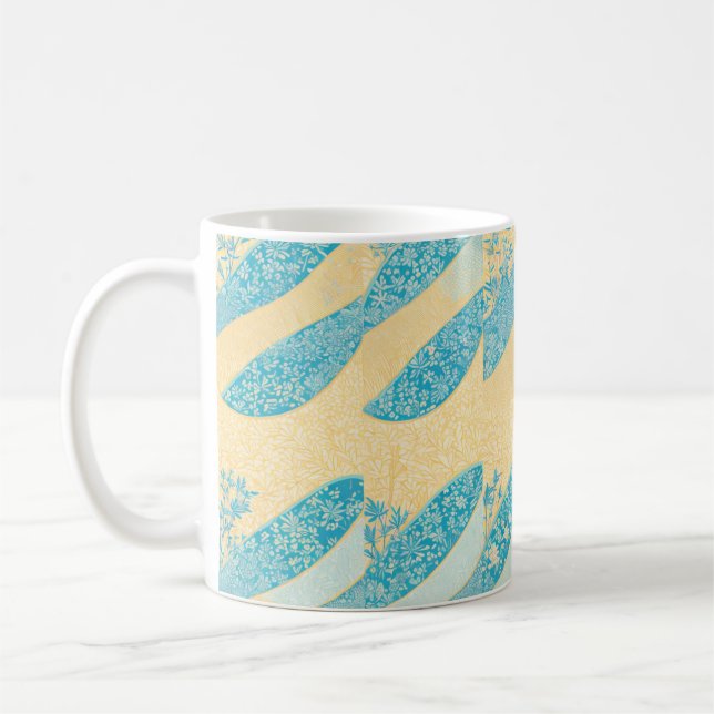 Chiyogami Collage - Floral Harmony Mug (Left)