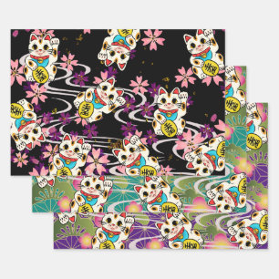 Chiyogami Yuzen Washi Style pattern Wrapping Paper Sheet