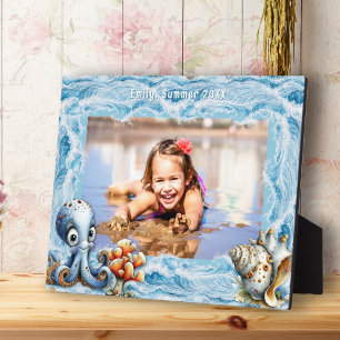 Chlldfren Ocean Water and Sea Life Photo Frame