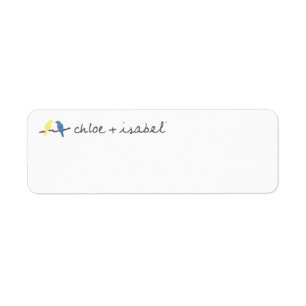 Chloe and Isabel Return Label