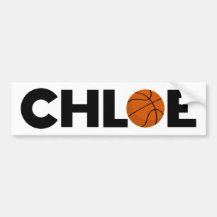 Chloe Basketball Bumper Sticker