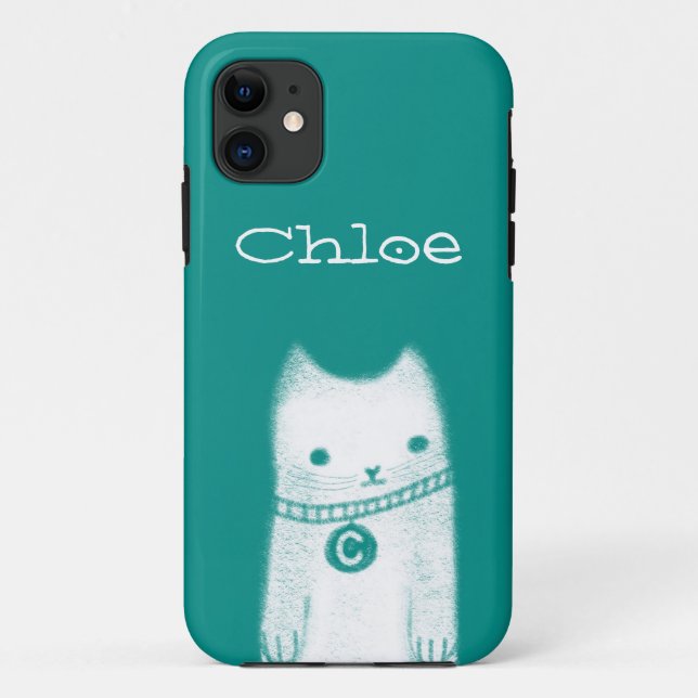 Chloe Cat Case-Mate iPhone Case (Back)