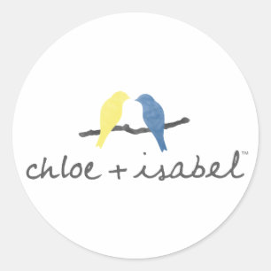 Chloe + Isabel Round Logo Sticker