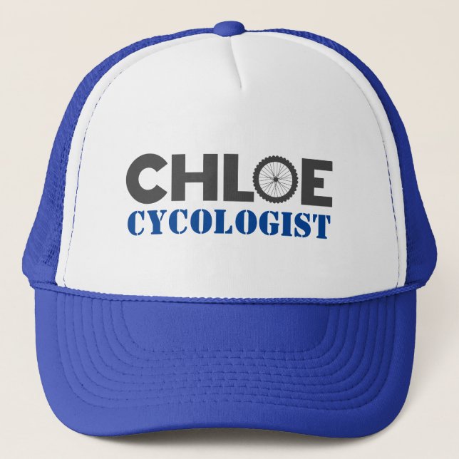 Chloe Mountain Biker Trucker Hat (Front)