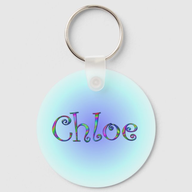 Chloe Rainbow Key Ring (Front)