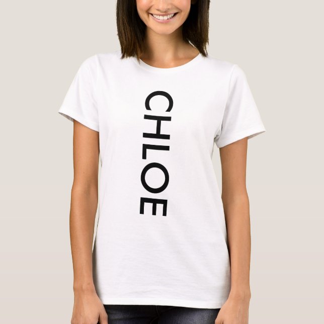 Chloe shirt white black (Front)