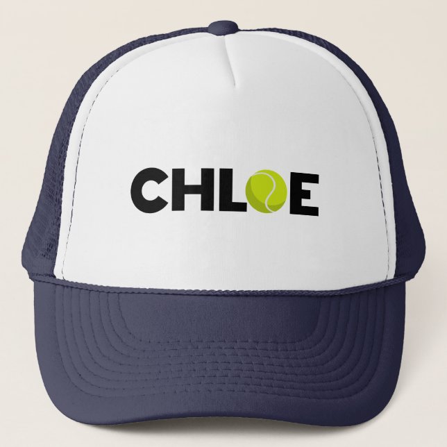 Chloe Tennis Trucker Hat (Front)