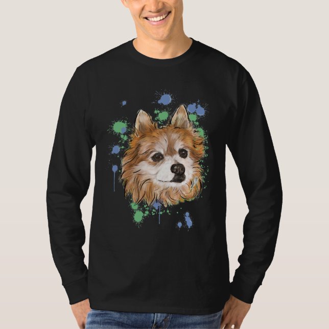 Chloe The Pomeranian T-Shirt (Front)