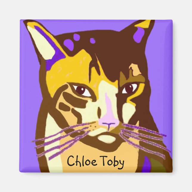 Chloe Toby Sq Magnet (Front)