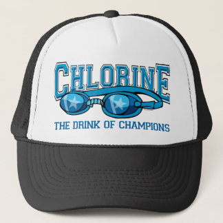 Chlorine Drink Of Champions Trucker Hat