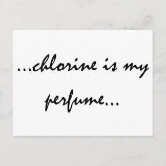 Chlorine is My Perfume Postcard