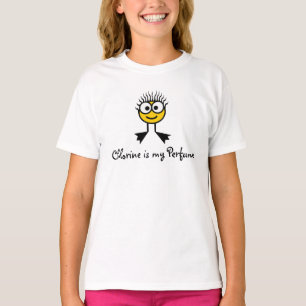 Chlorine is my Perfume - Yellow  Swim  Character T-Shirt
