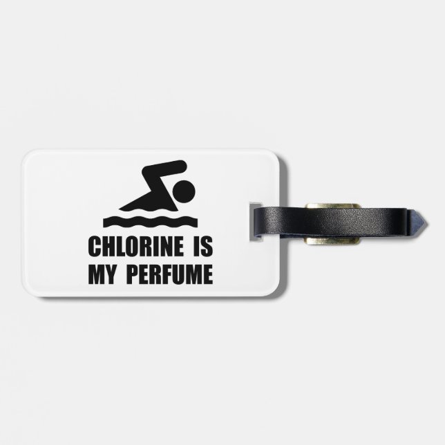 Chlorine Perfume Luggage Tag (Back Horizontal)