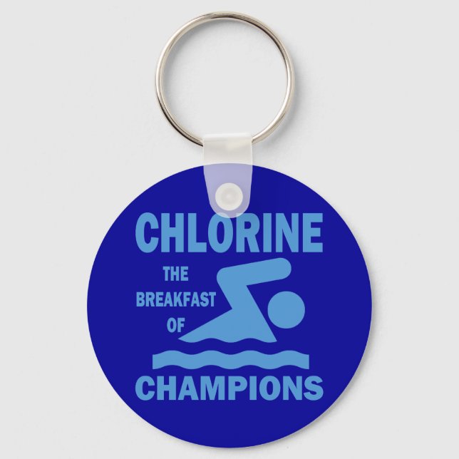 Chlorine The Breakfast of Champions Key Ring (Front)