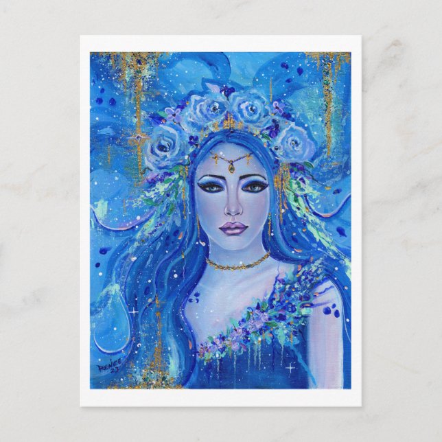 Chloris flower goddess by Renee Lavoie Postcard (Front)