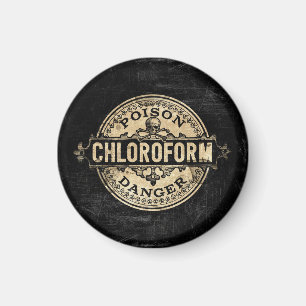 Chloroform Vintage Style Poison Label Magnet