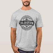 Chloroform Vintage Style Poison Label T-Shirt (Front)
