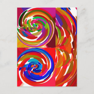 Cho ku ray - Reiki Colour Therapy Healing Plate V7 Postcard