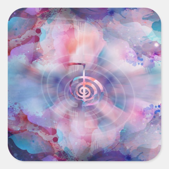 Cho Ku Rei - Gentle Watercolor Square Sticker (Front)