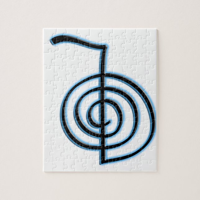 Cho Ku Rei Reiki Symbol Jigsaw Puzzle (Vertical)