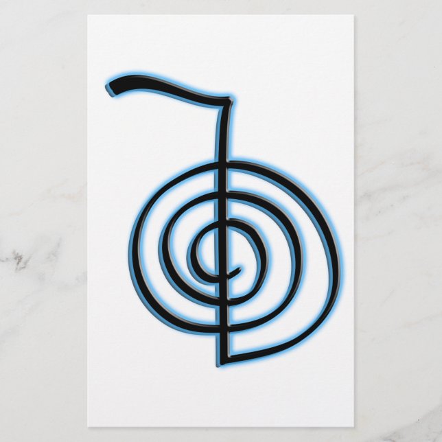 Cho Ku Rei Reiki Symbol Stationery (Front)