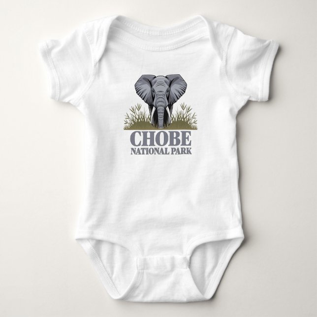 Chobe National Park Botswana Baby Bodysuit (Front)