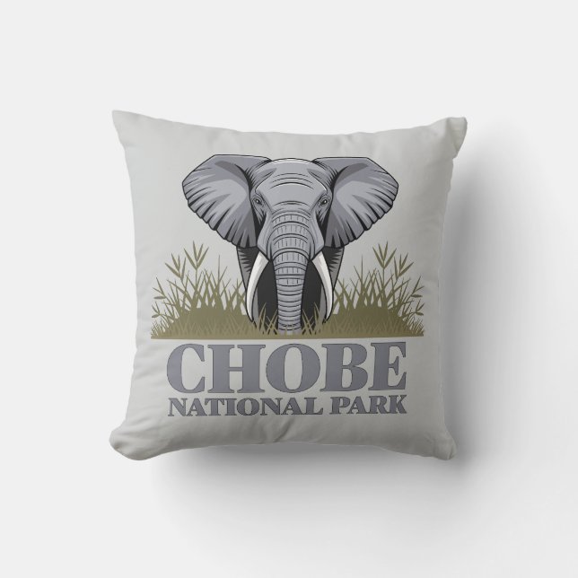 Chobe National Park Botswana Cushion (Front)