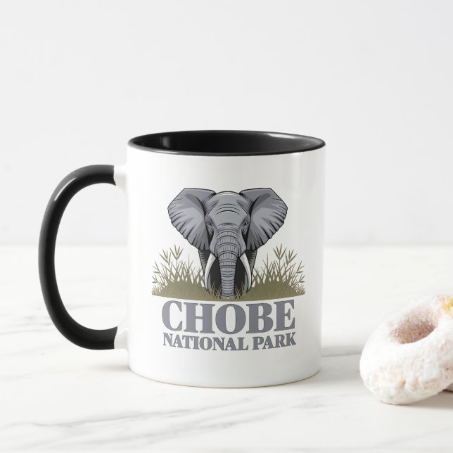 Chobe National Park Botswana Mug (With Donut)