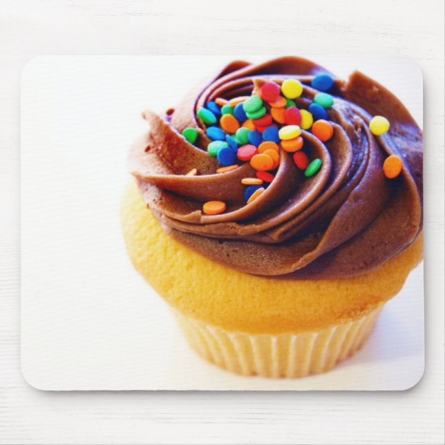 Choc frosted cupcake mouse pad (Front)