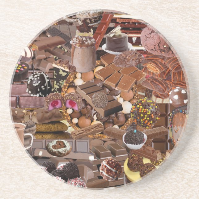 Chockablock chocs coaster (Front)