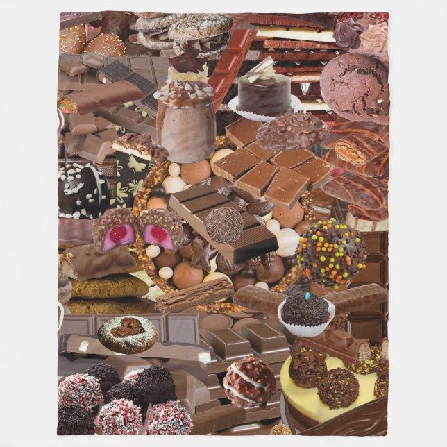 Chockablock chocs fleece blanket (Front)