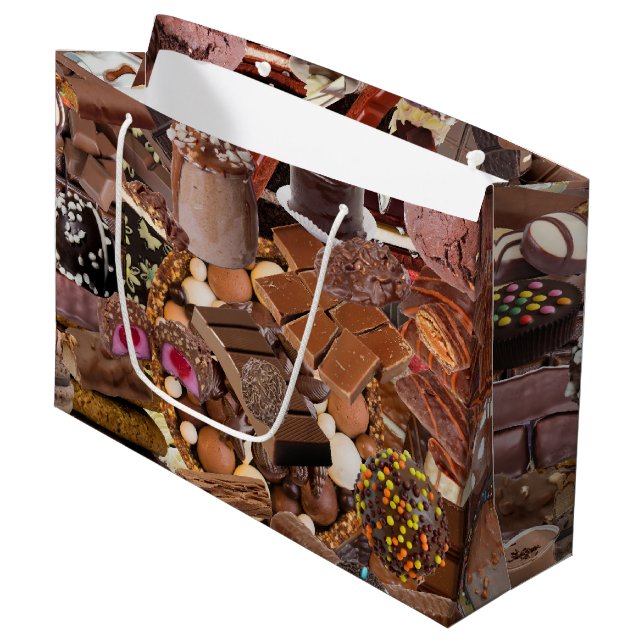Chockablock chocs large gift bag (Front Angled)