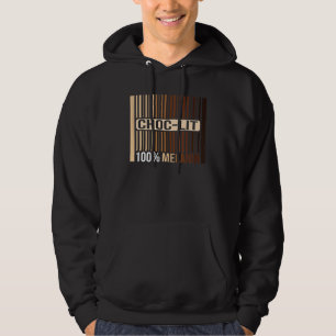 Choclit 100 Melanin Black Woman And Man Dripping Hoodie