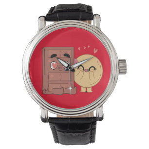 Choco And Pancake Couples Love Valentine Matching  Watch