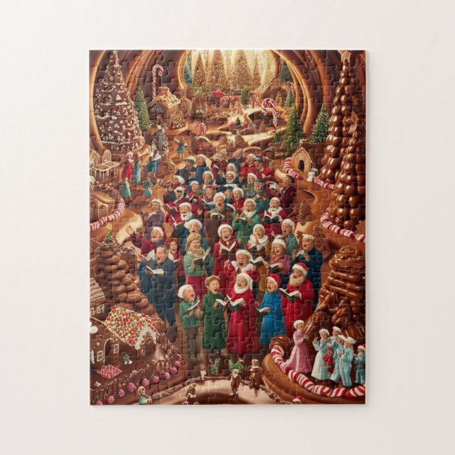 Choco-Carol Christmas: Sweet Harmony Puzzle (Vertical)