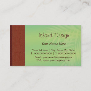 choco tapa palm business card