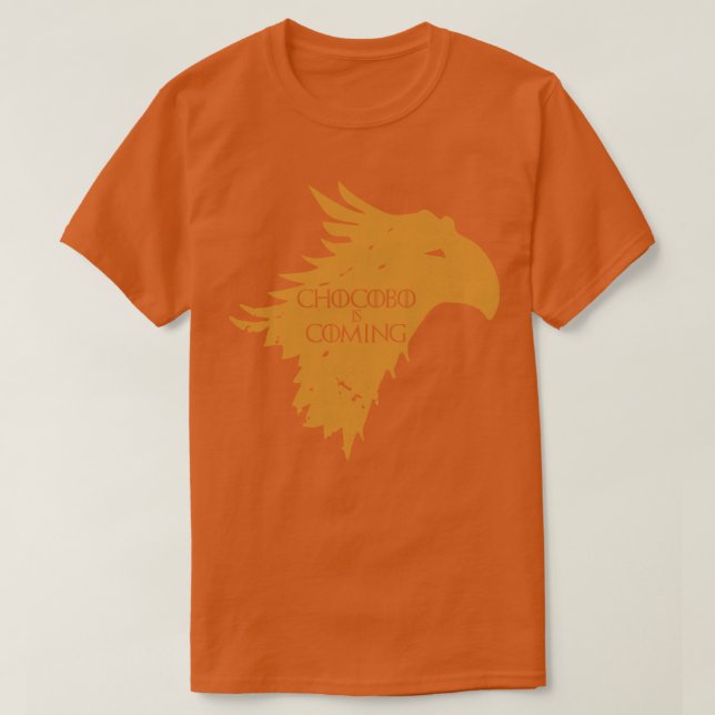 Chocobo is Coming T-Shirt (Design Front)