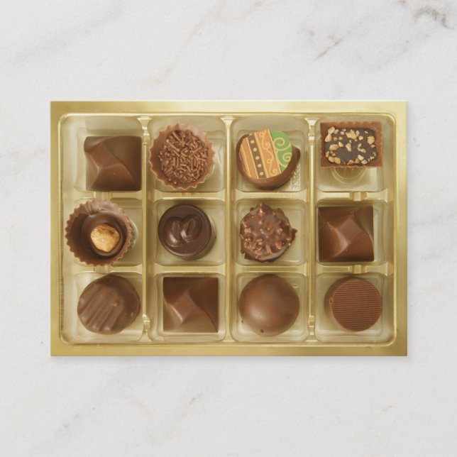 chocoholic dream business card (Front)